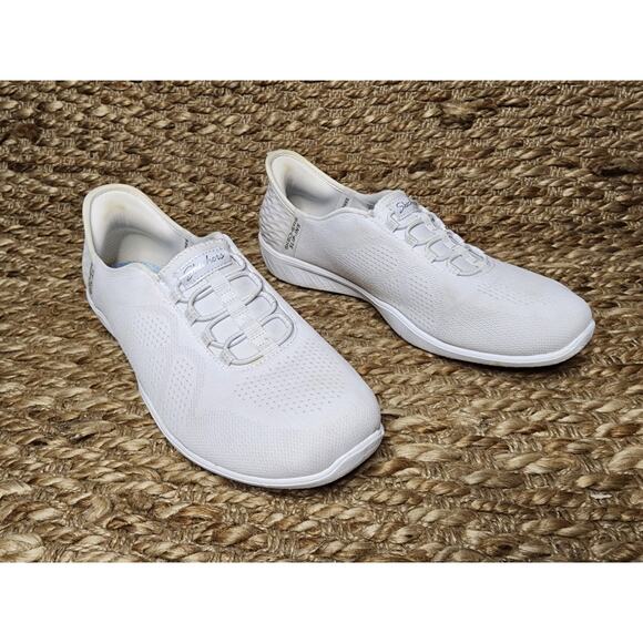 Skechers Women's Newbury St-Lightly Sneaker White Comfort Shoes Size 8.5 - Picture 4 of 10
